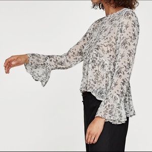 DONATED: ZARA | Floral Print Blouse